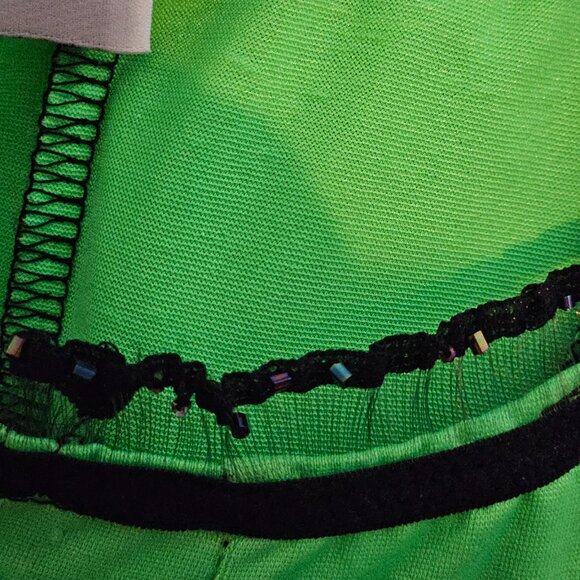 Vintage NWT LIME Micro/Mini DRESS Catherine Coatney SMALL - Picture 5 of 16